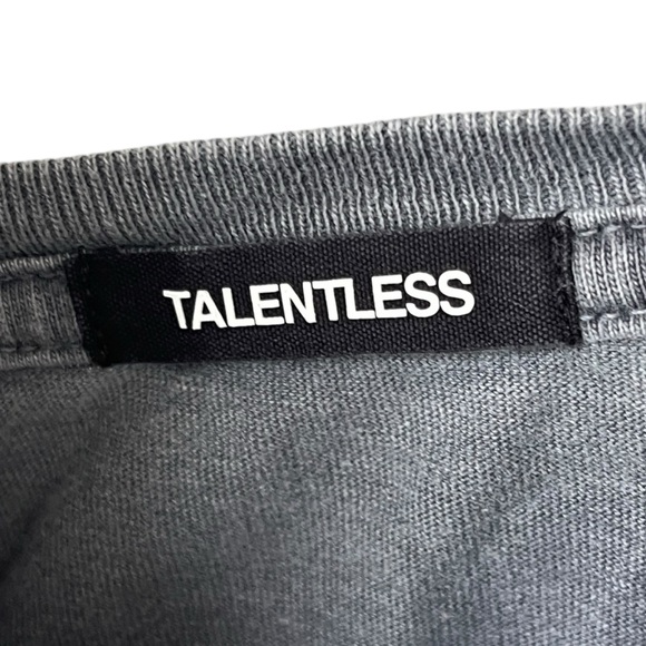 Talentless Kim Is My Lawyer Short Sleeve T-shirt Gray Cotton Womens - Picture 7 of 9